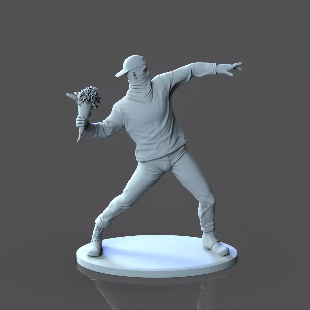 Flower Bomber STL for 3d print 3D print model