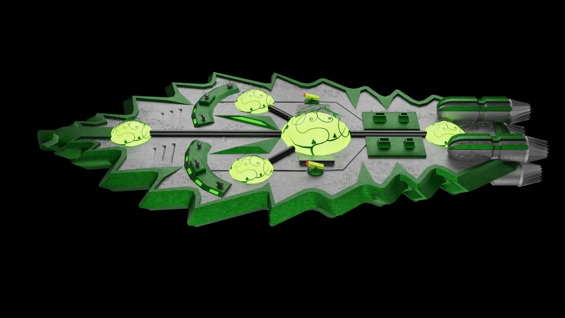 Arborec Dreadnaught 3D model_2