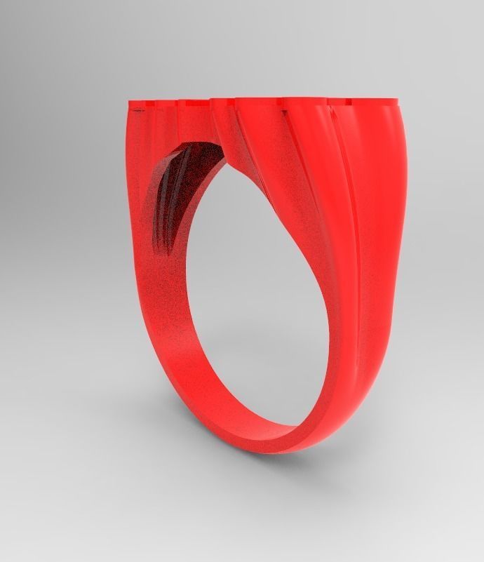 Charon name ring 3D print model_8