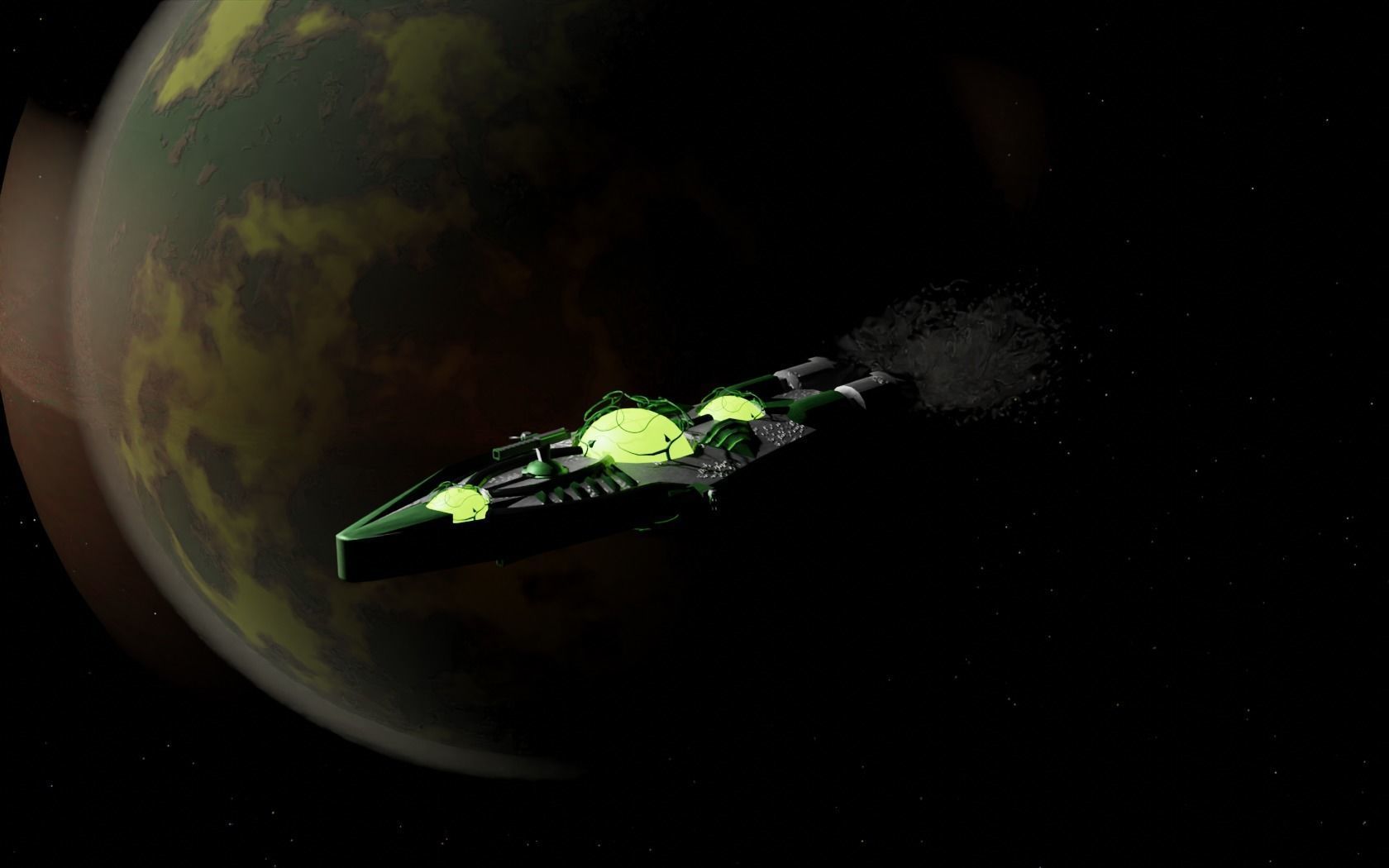 Arborec Cruiser 3D model_6