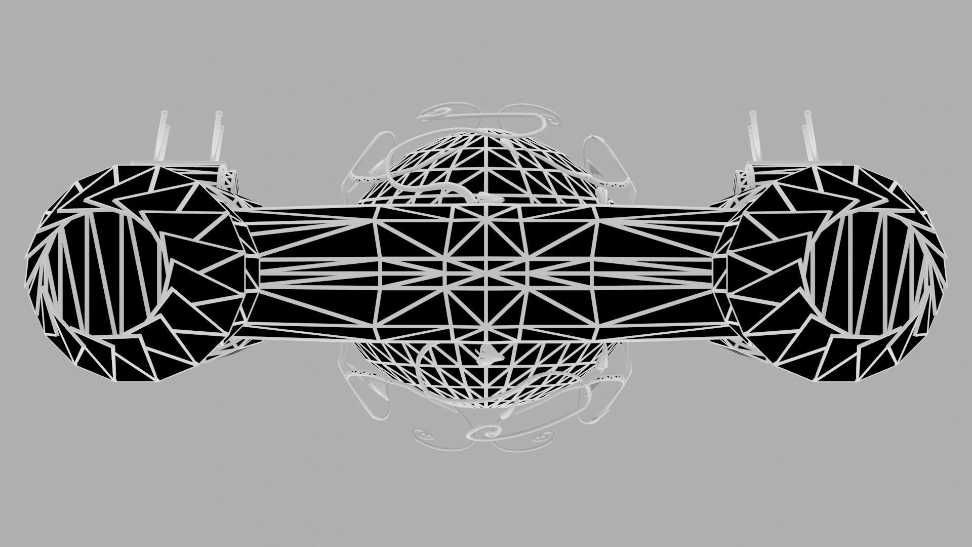 Arborec Destroyer 3D model_7