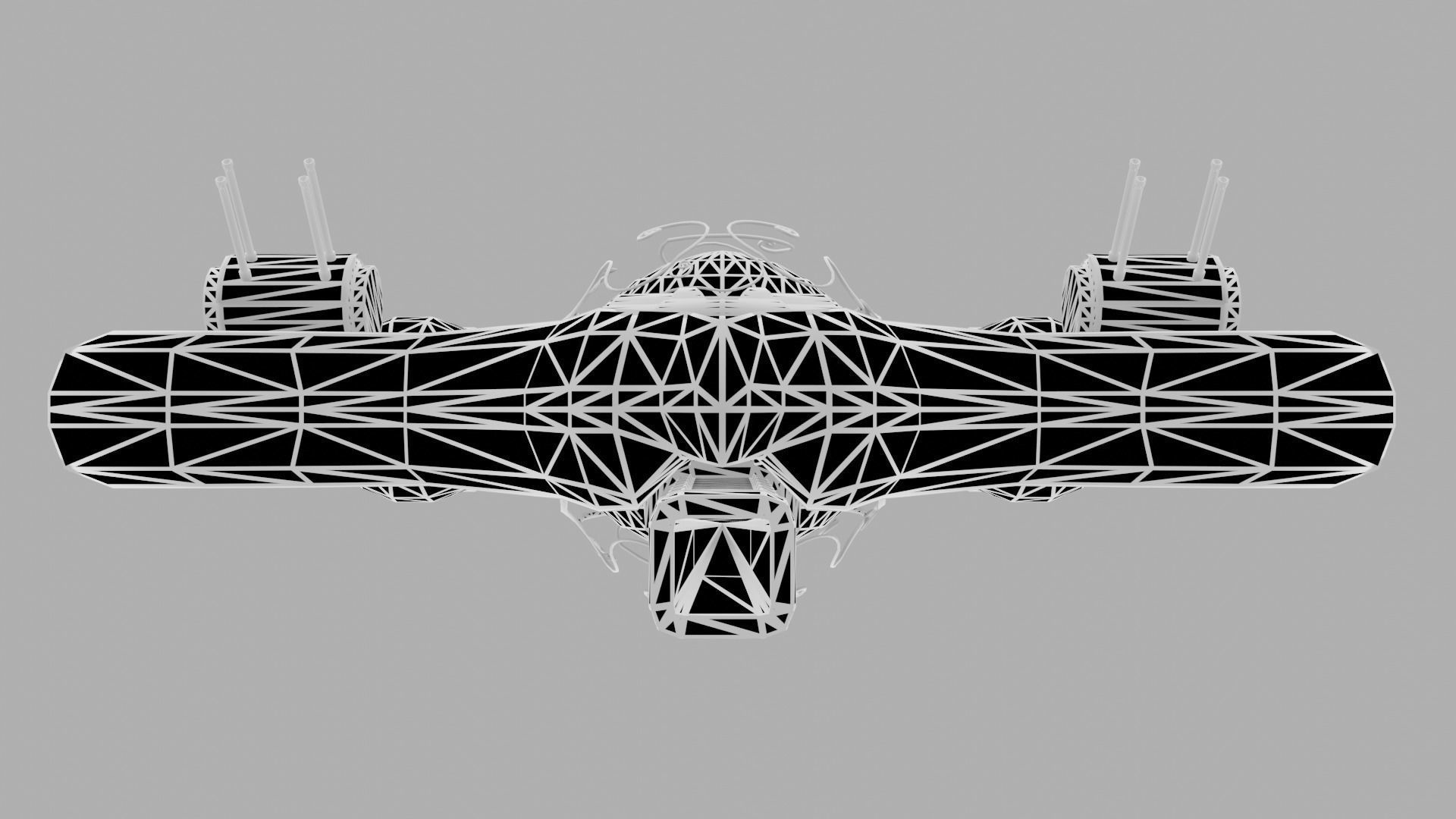 Arborec Destroyer 3D model_9