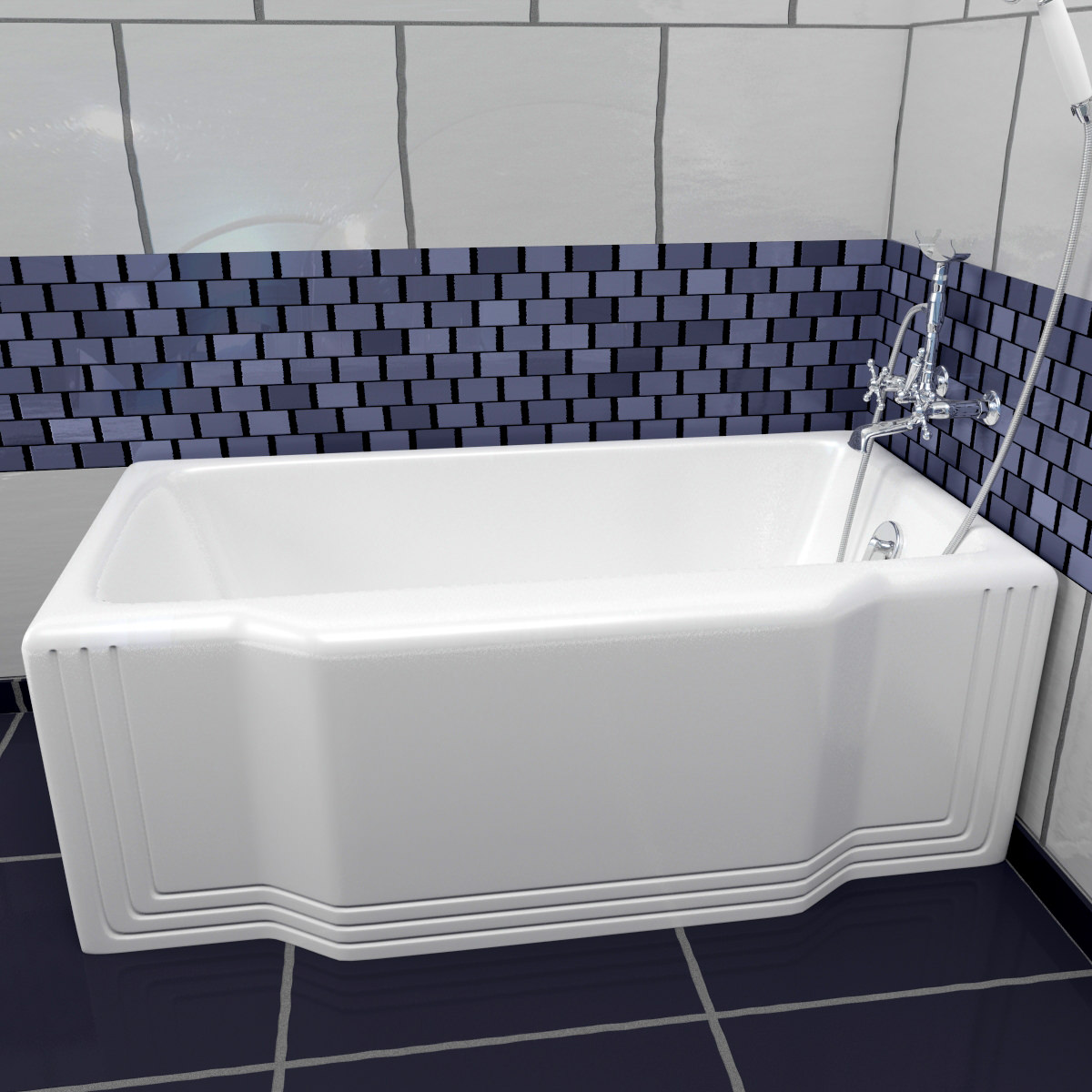 Bathtub 3D model_17