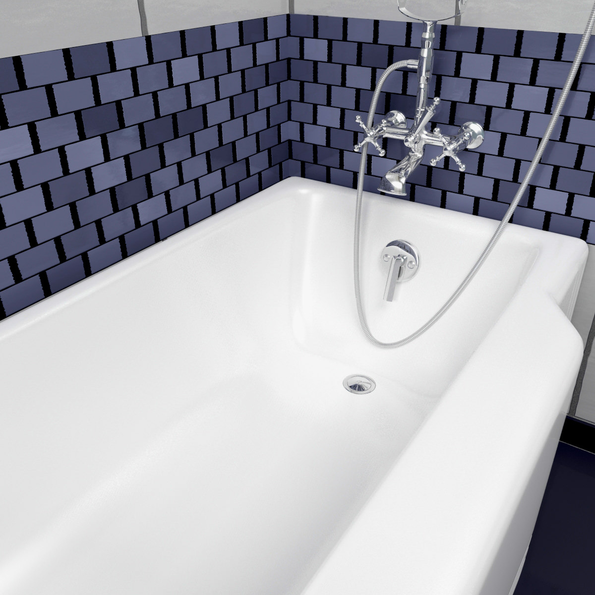 Bathtub 3D model_7