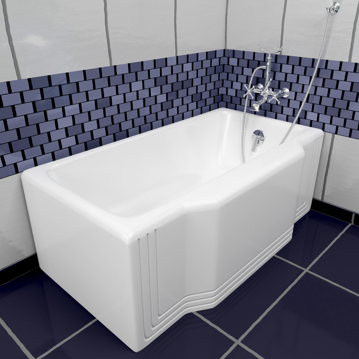 Bathtub 3D model_2