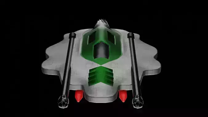 Arborec Fighter 3D model