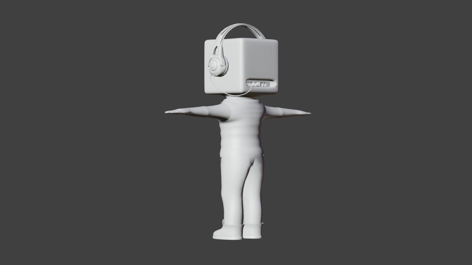 Tobi 3D character Low-poly 3D model_22
