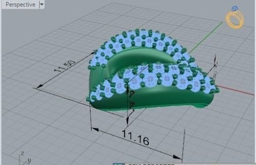 Cuban  Chain Bracelet   529 3D print model_3