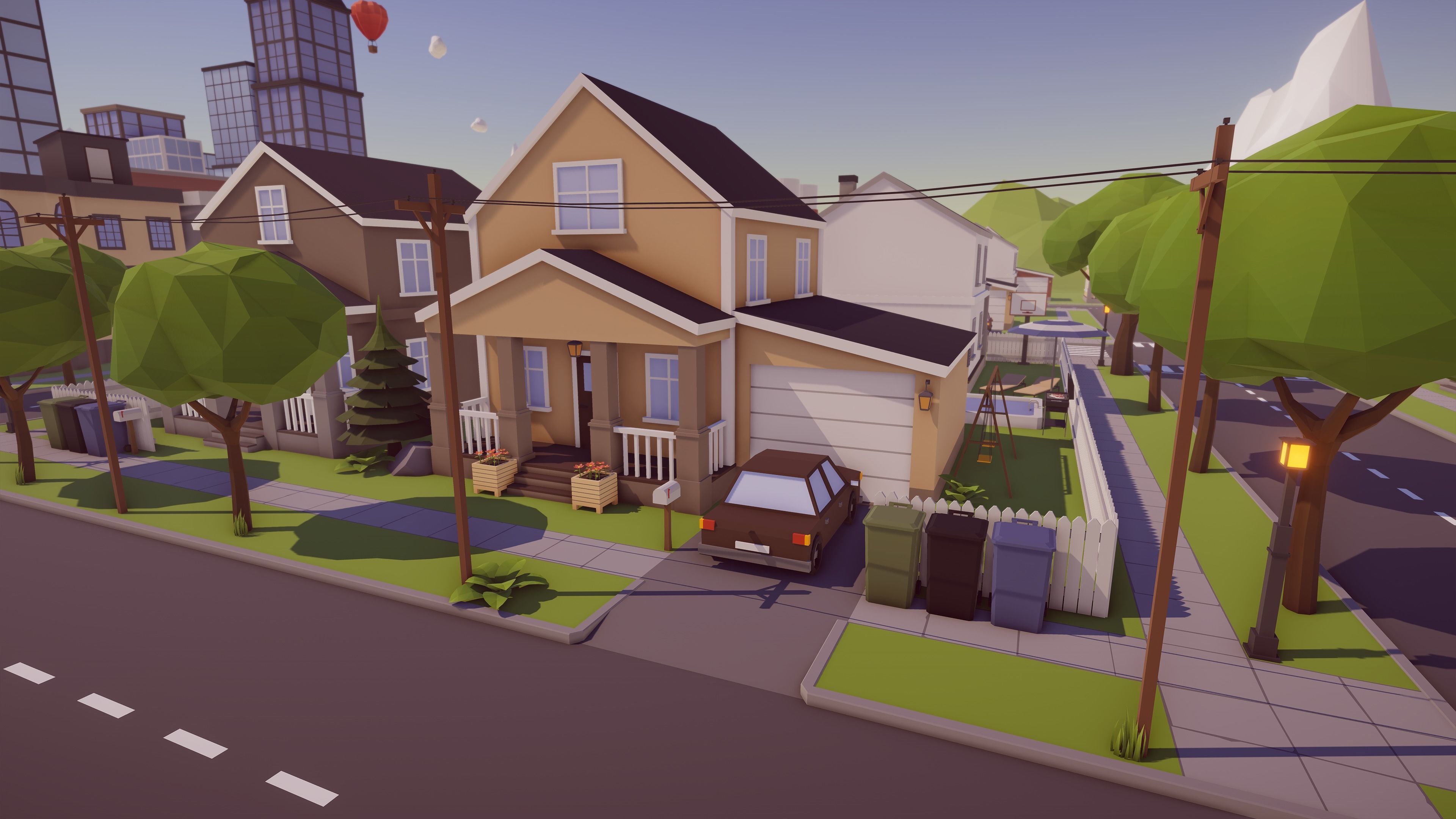 Low Poly Asset Bundle Low-poly 3D model_2