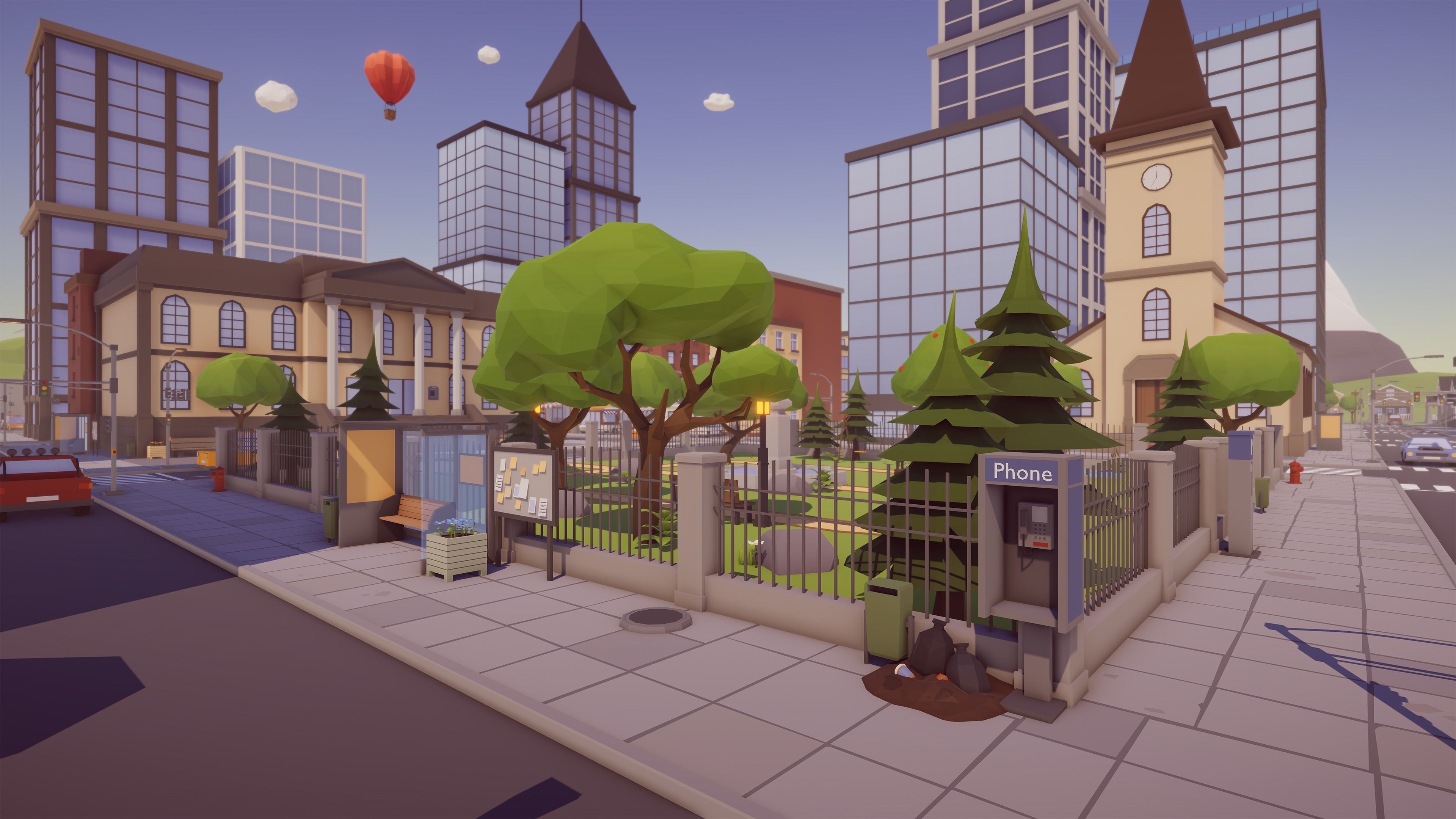 Low Poly Asset Bundle Low-poly 3D model_1