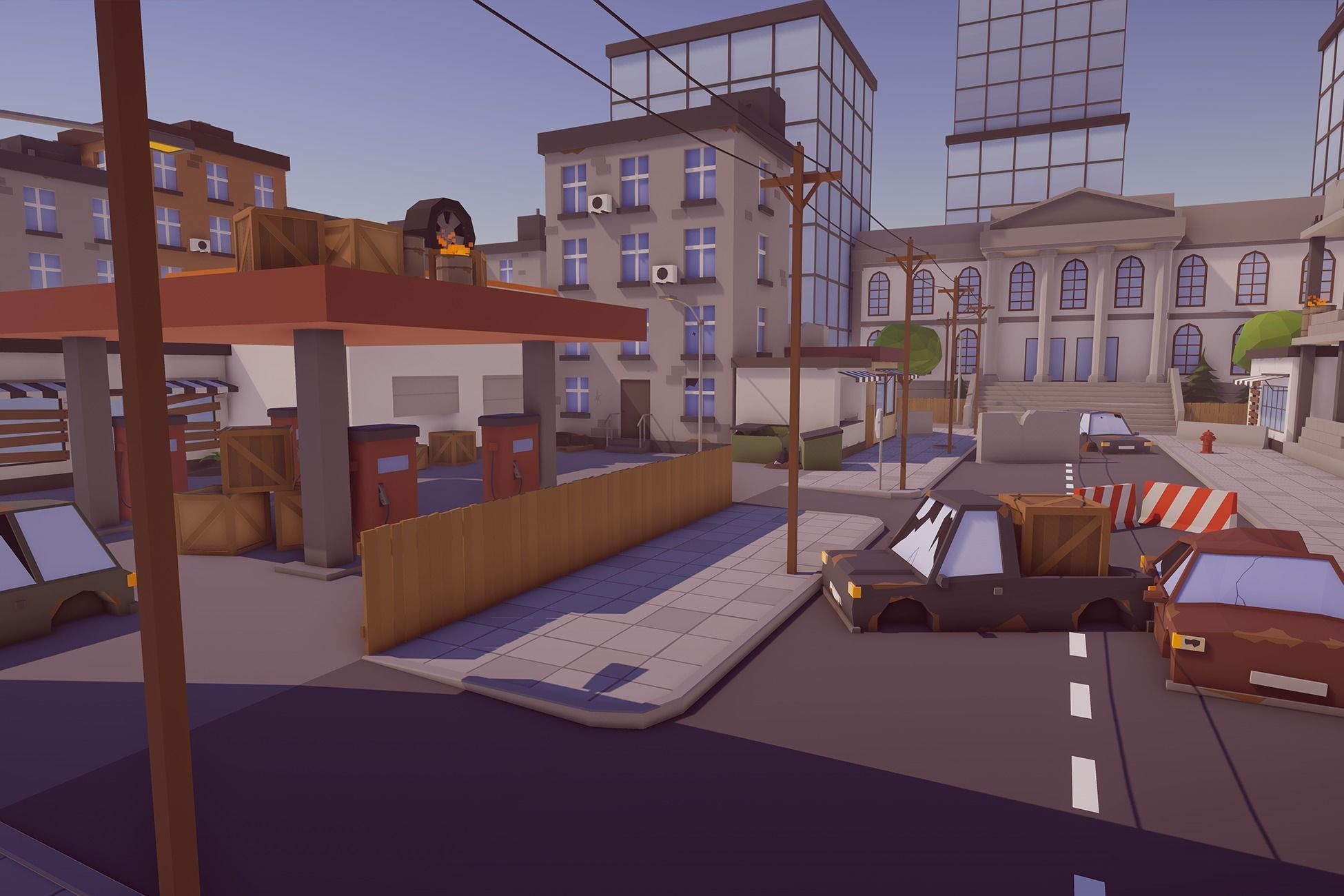 Low Poly Asset Bundle Low-poly 3D model_15