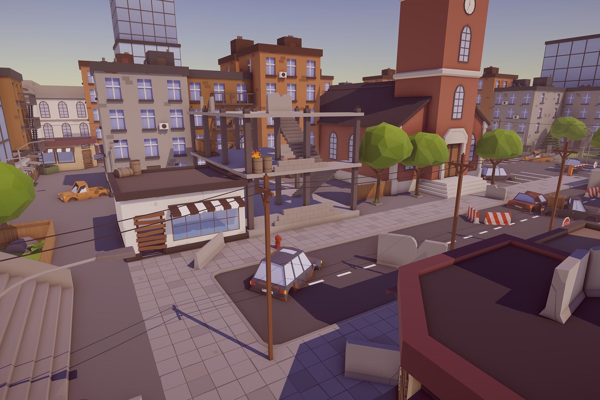 Low Poly Asset Bundle Low-poly 3D model_16