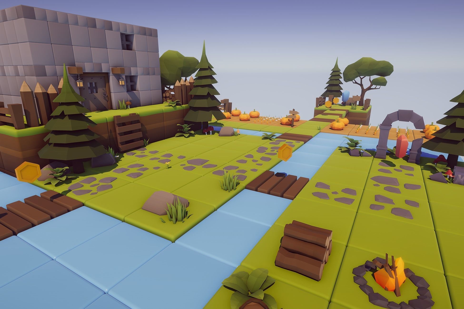 Low Poly Asset Bundle Low-poly 3D model_25