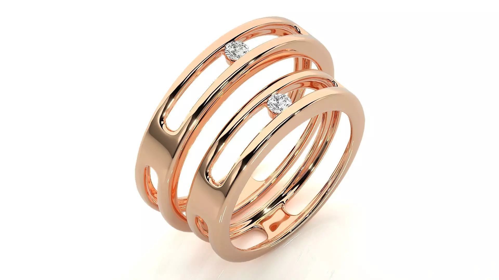 Band ring - NHAN CUOI 287 3D print model