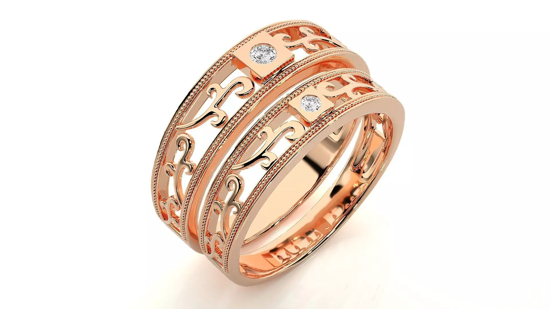 Band ring - NC110 3D print model