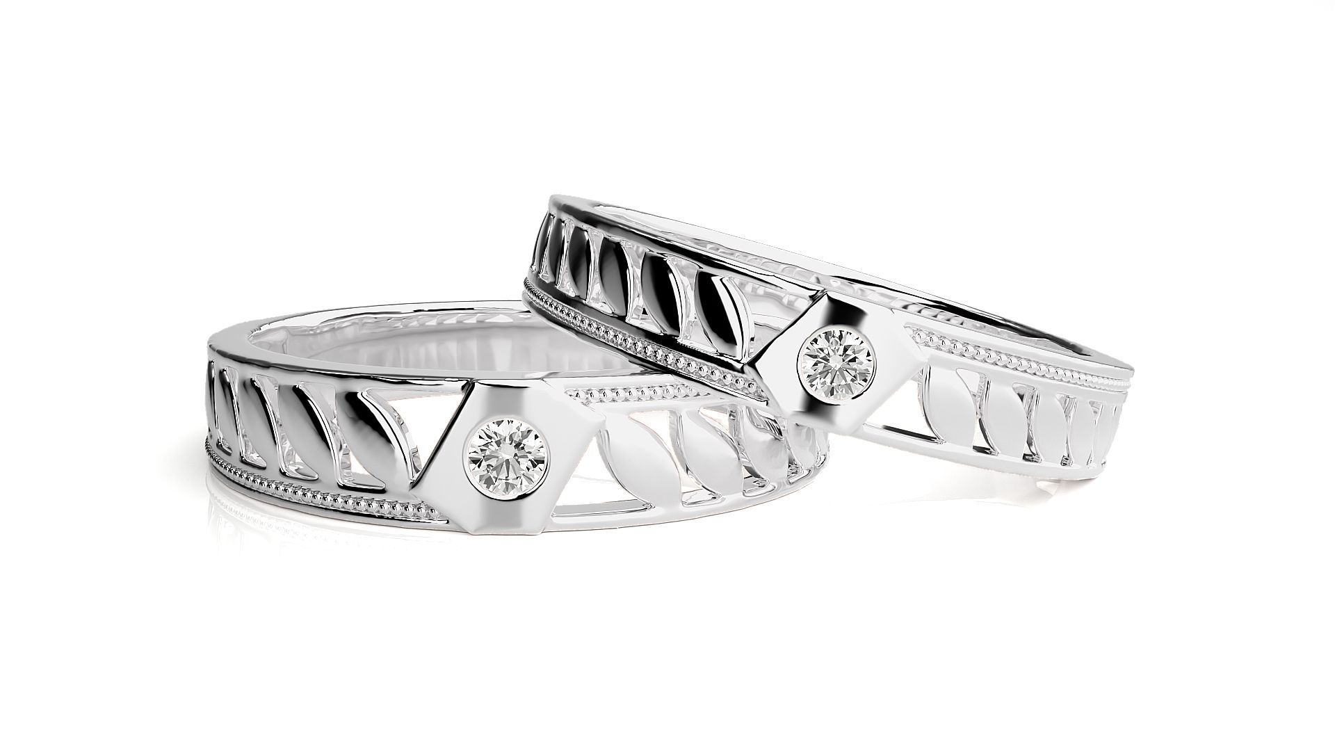 Band ring - NC106 3D print model_4