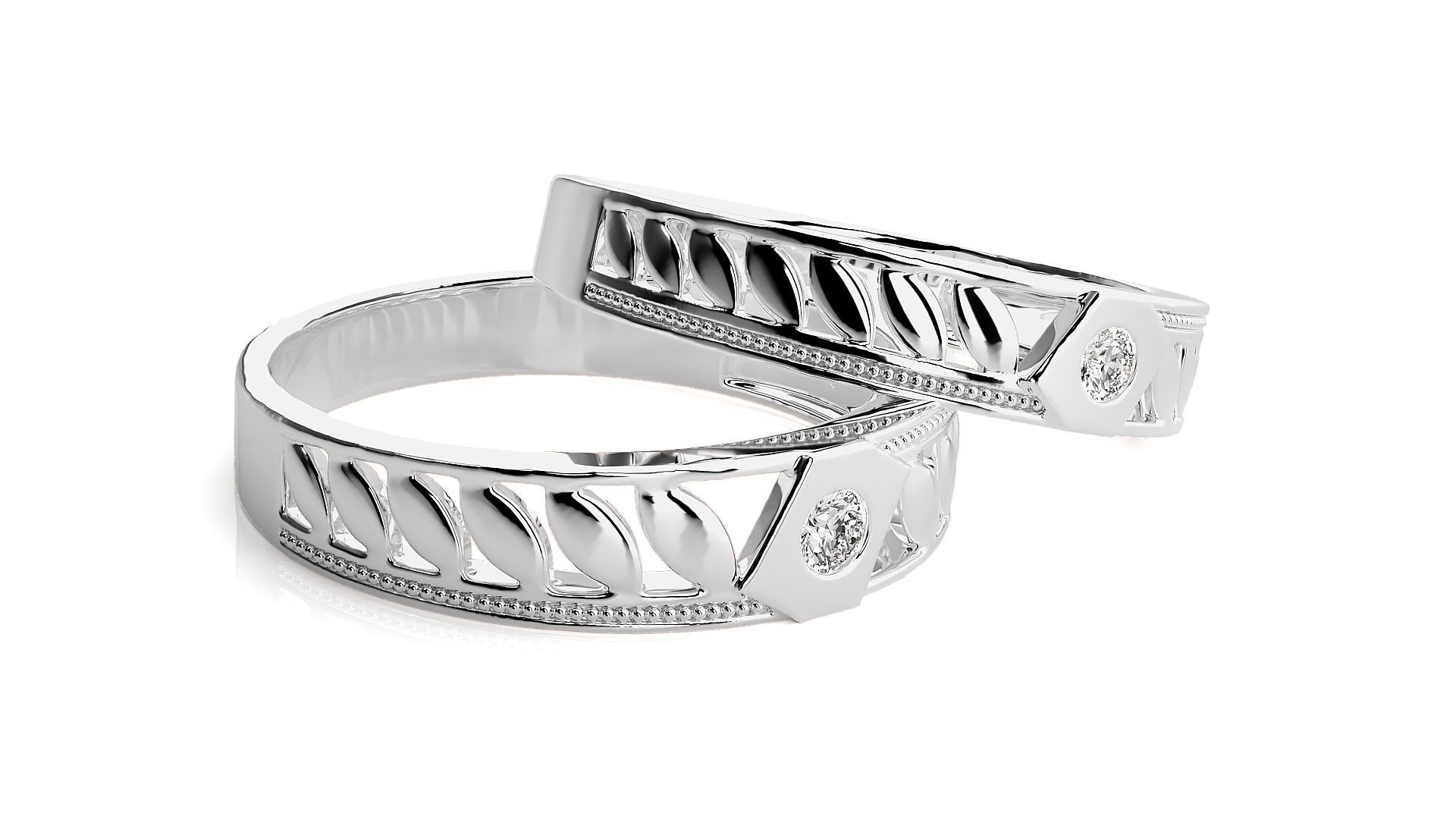 Band ring - NC106 3D print model_5