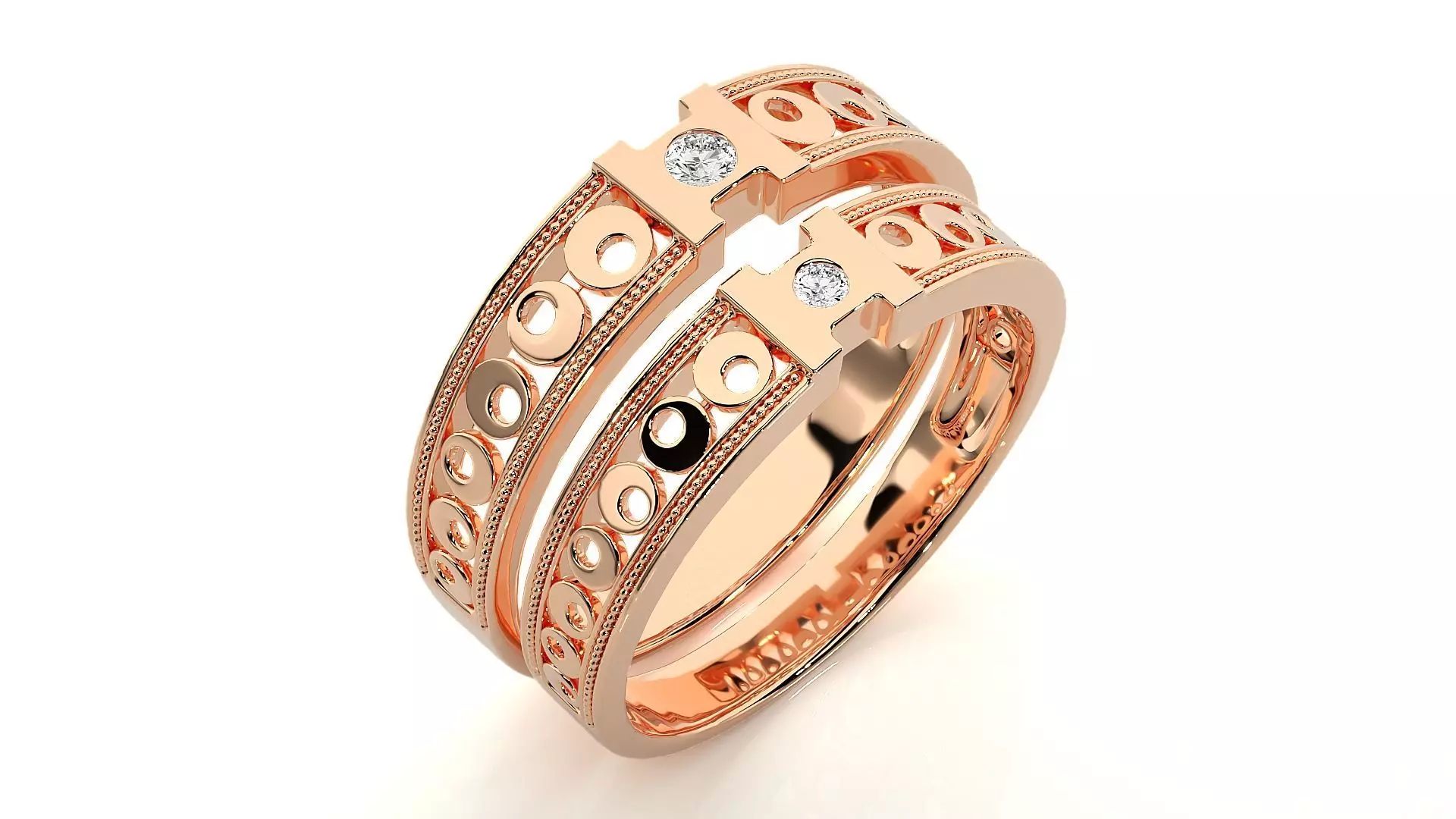 Band ring - N39 3 3D print model