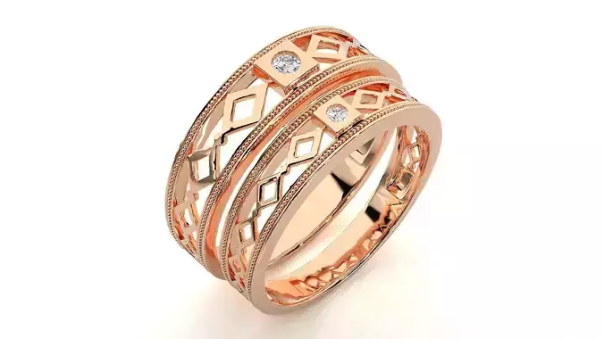 Band ring - N37  3