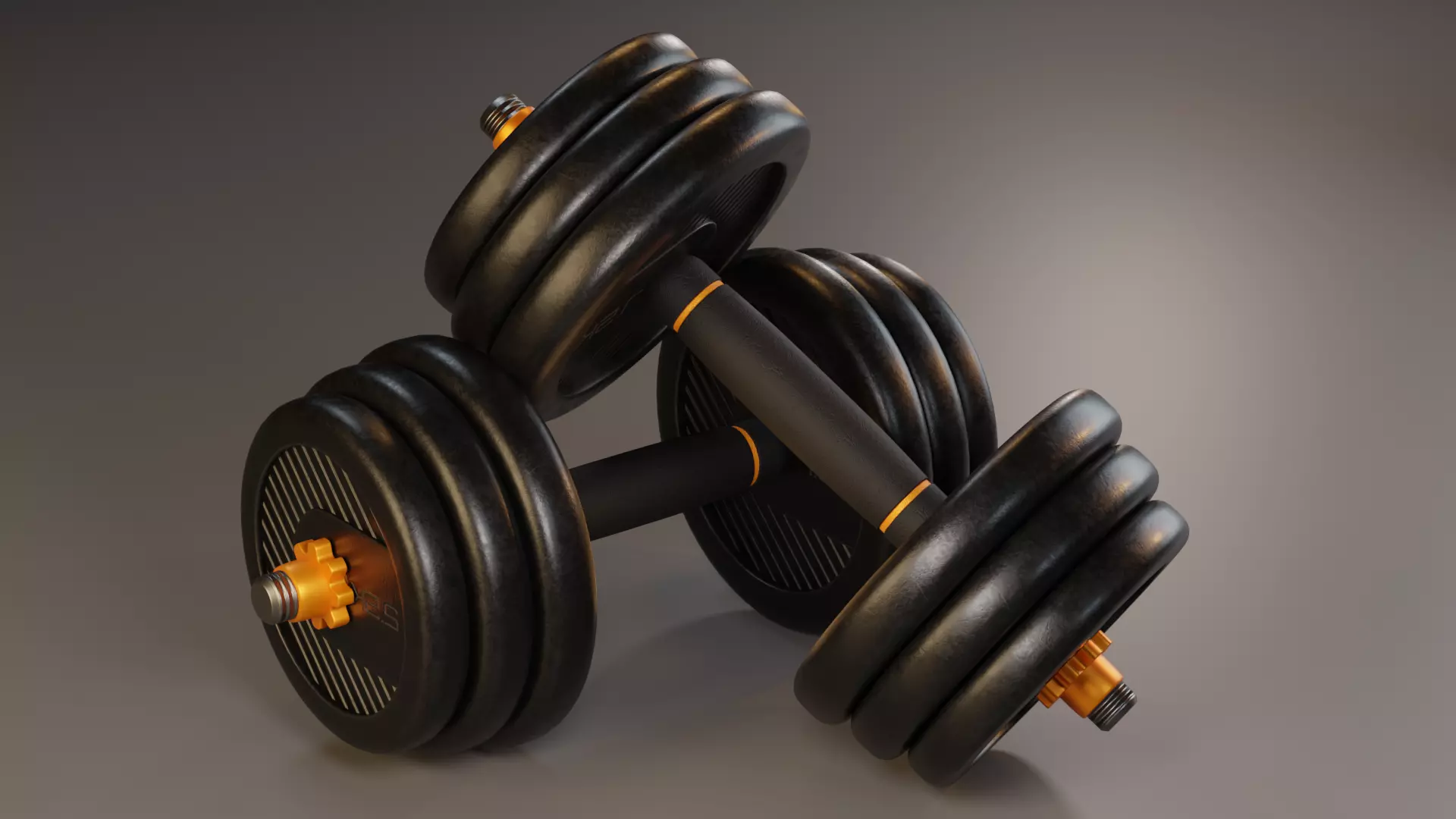 Dumbbell dumbbells Free 3D model