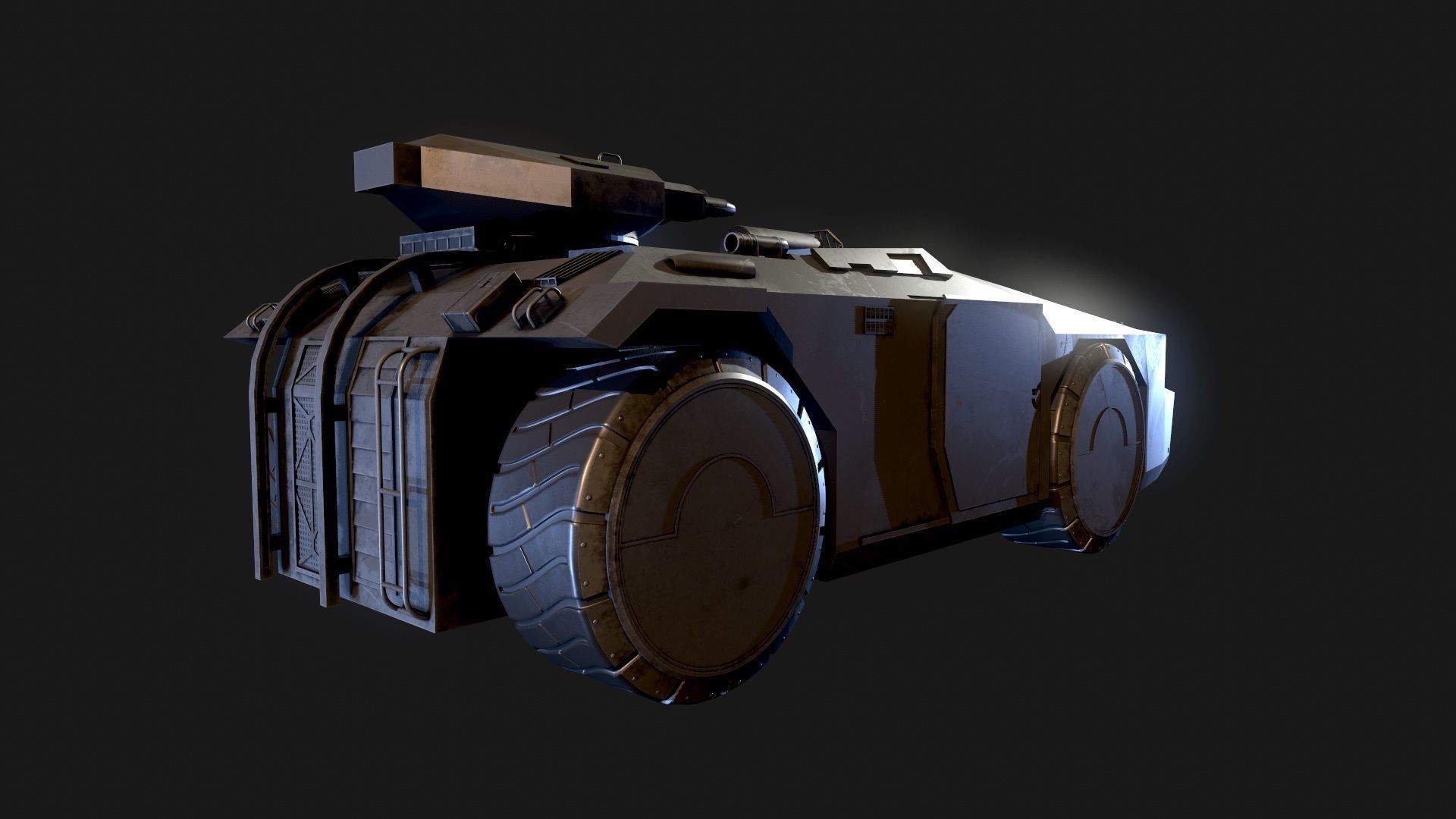 M 577 APC Aliens 3D model_3