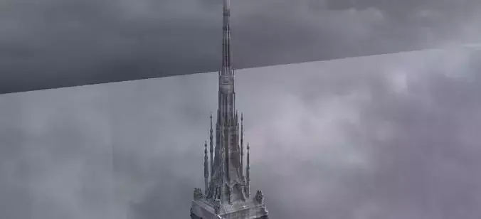 Dark Fantasy architecture 3D 3D model