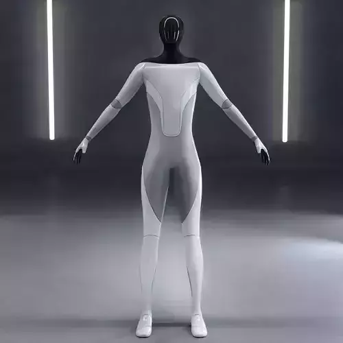 Tesla Bot Low-poly 3D model
