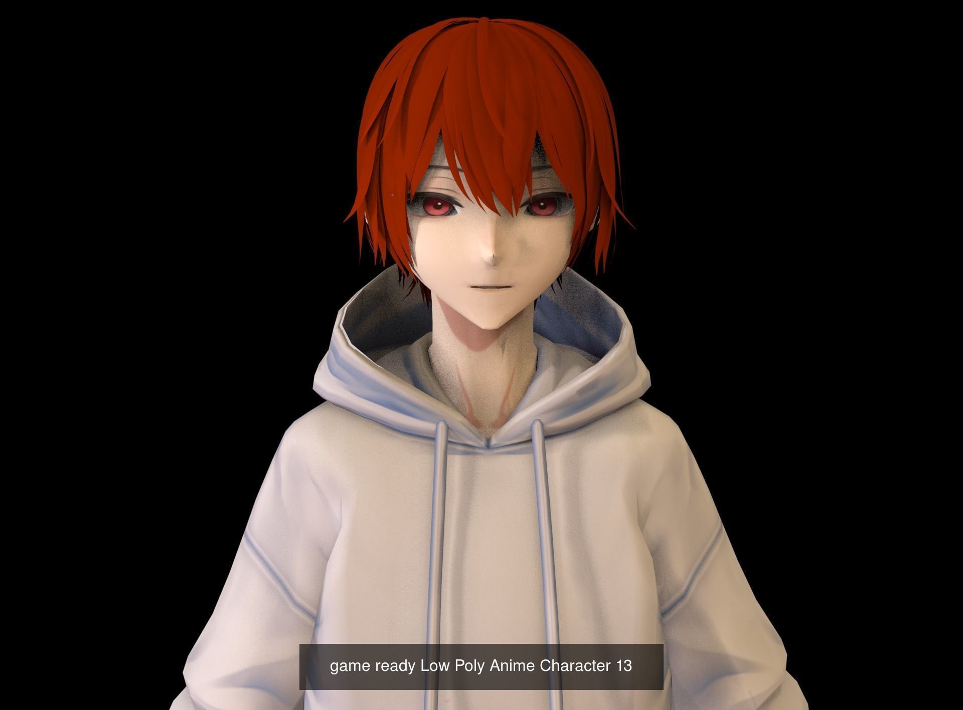 10 Anime Low Poly Characters MIGAPack 3D Model Collection_4