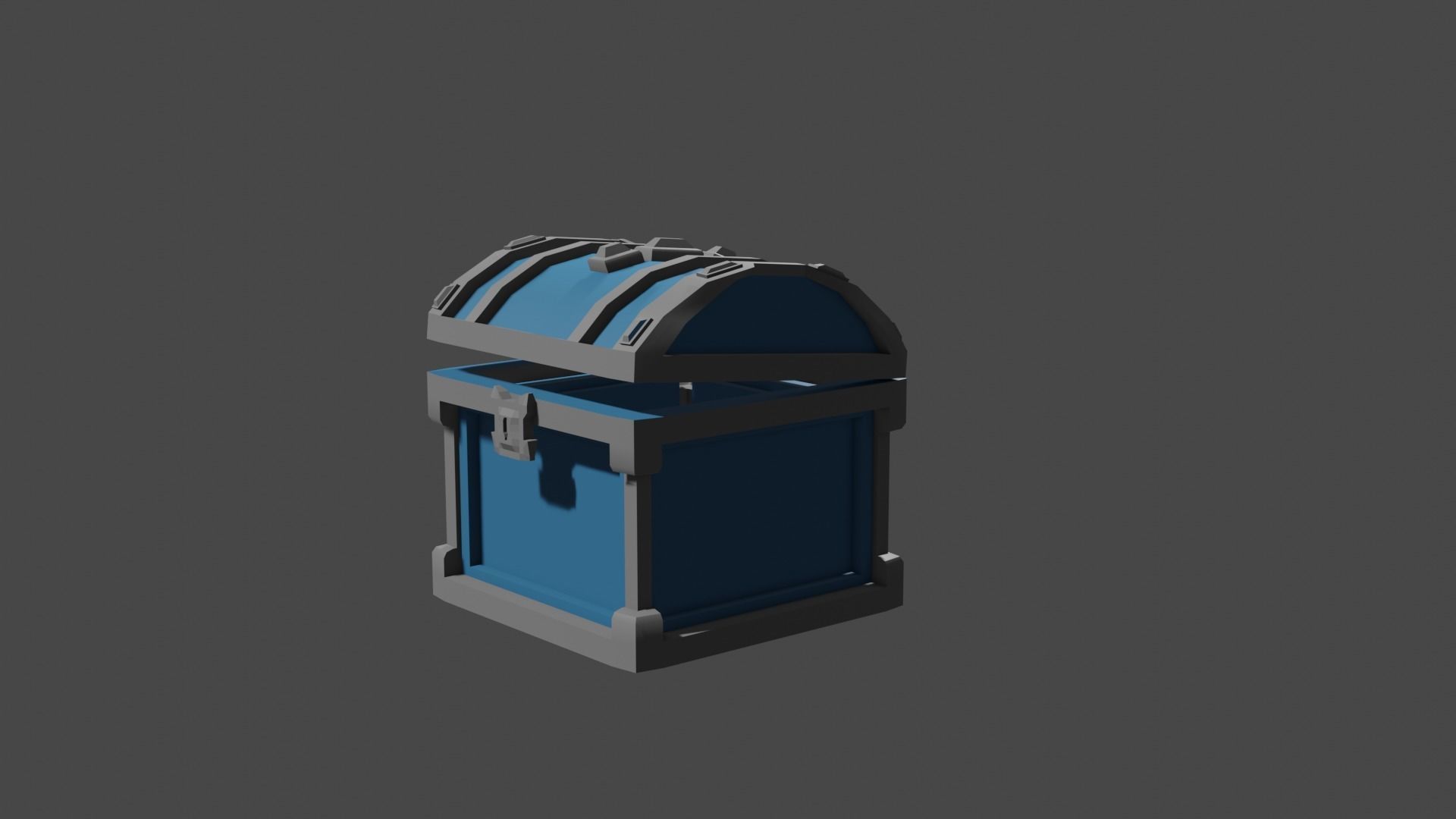 low poly game prize cases Low-poly 3D model_2