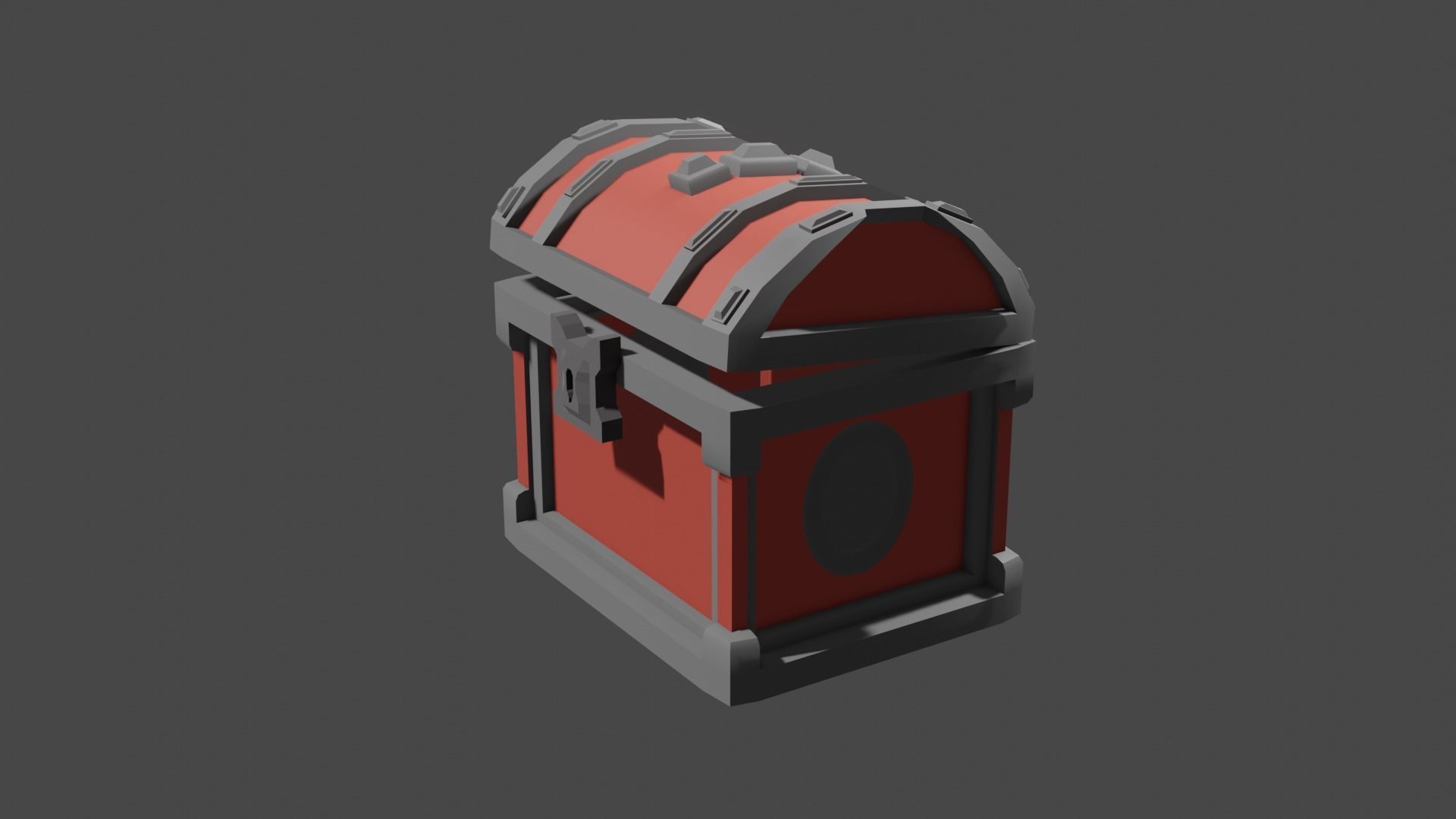 low poly game prize cases Low-poly 3D model_6