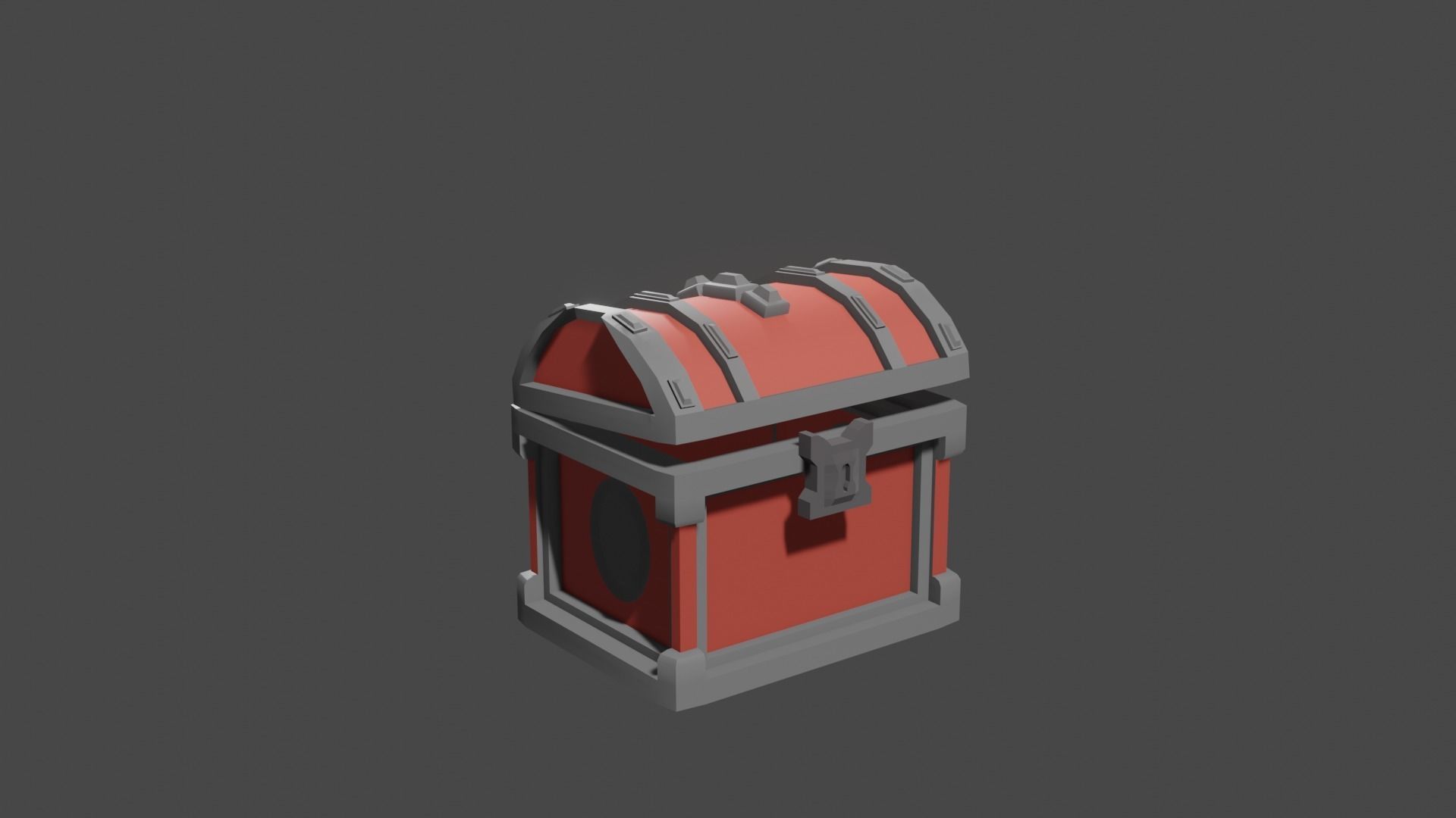 low poly game prize cases Low-poly 3D model_5