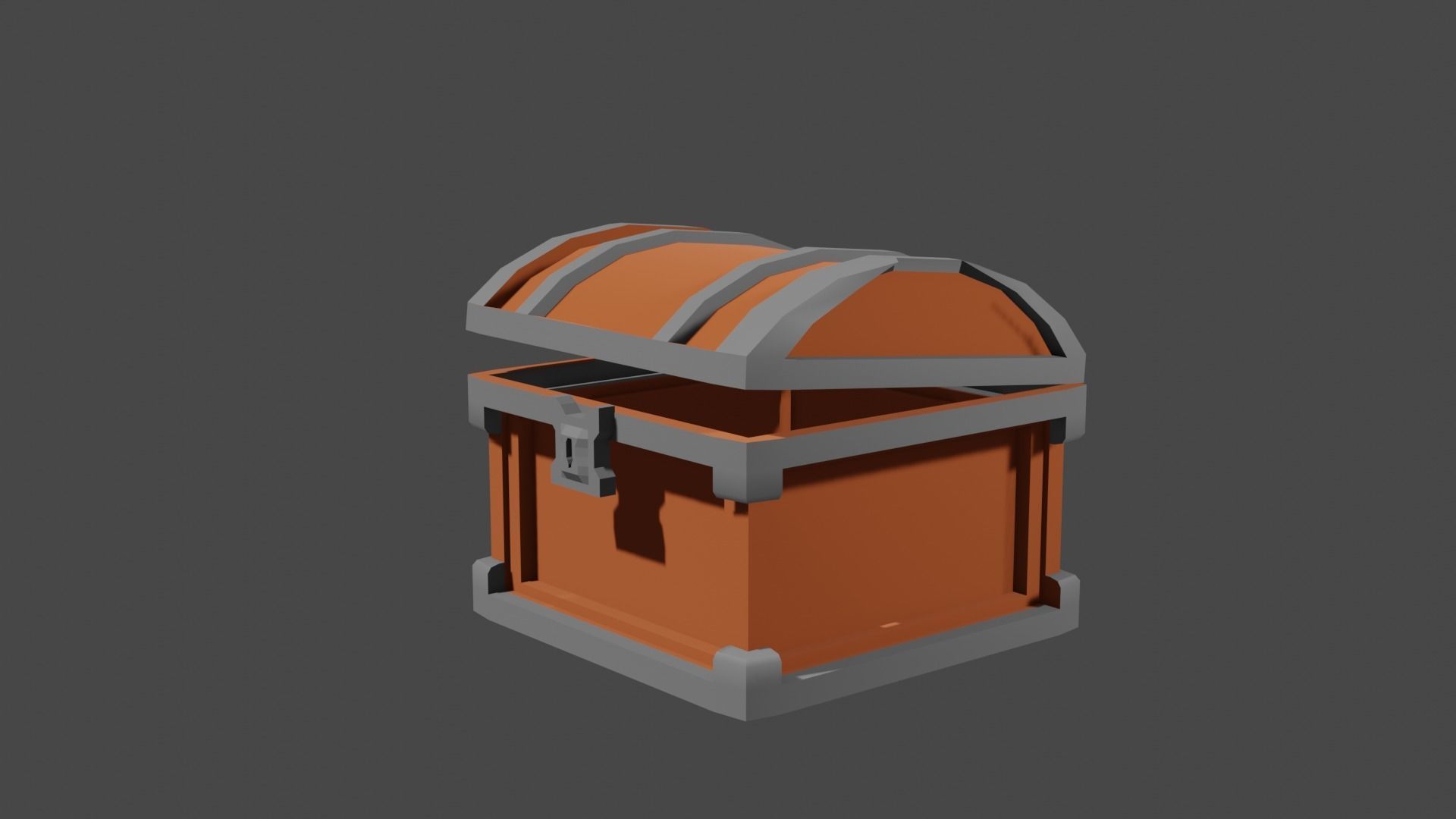 low poly game prize cases Low-poly 3D model_9