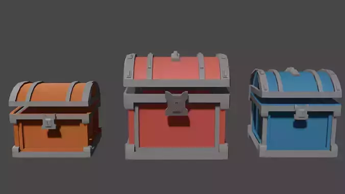 low poly game prize cases