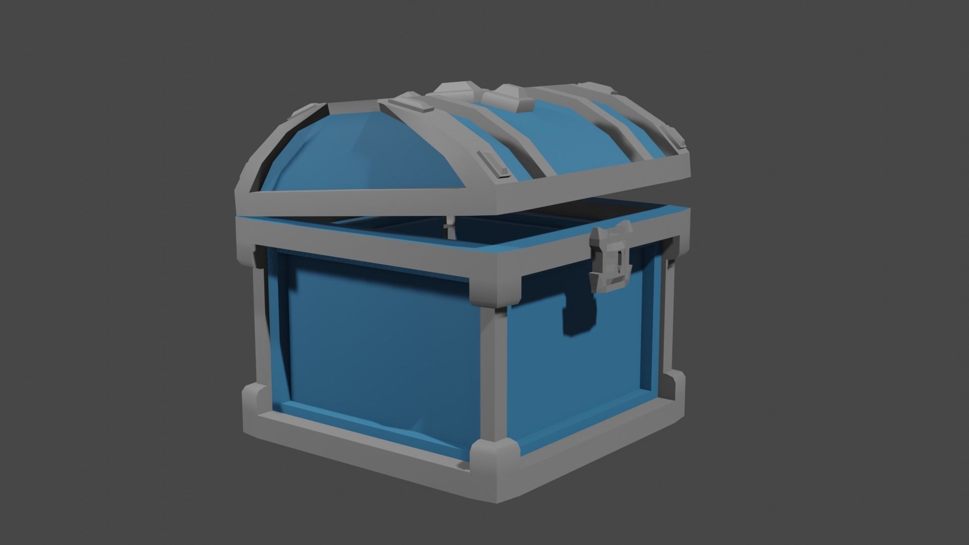 low poly game prize cases Low-poly 3D model_3