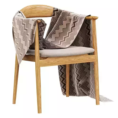 chair missoni chevron throw