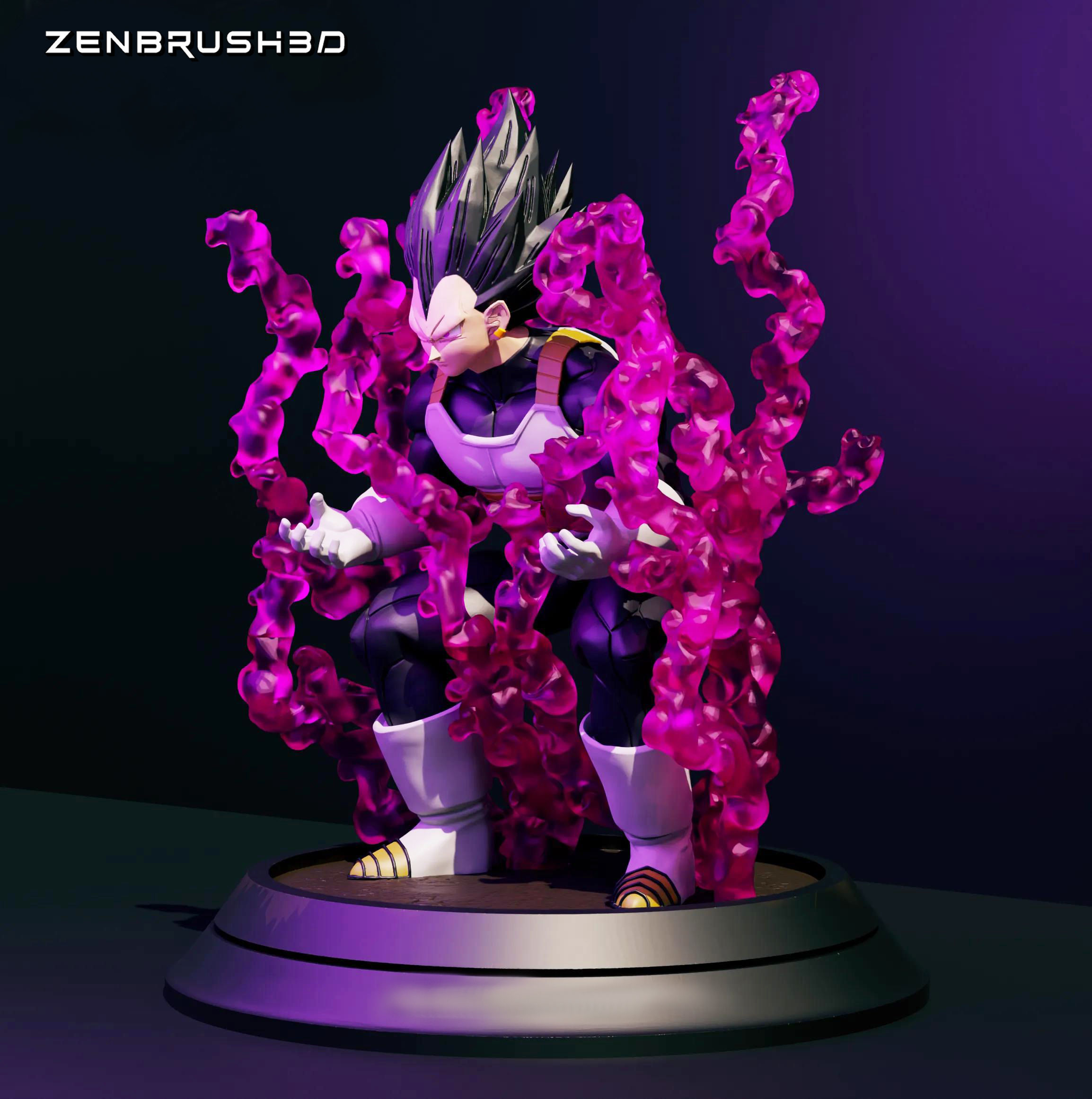 VEGETA  ultra ego - Dragon Ball  3D print model_1