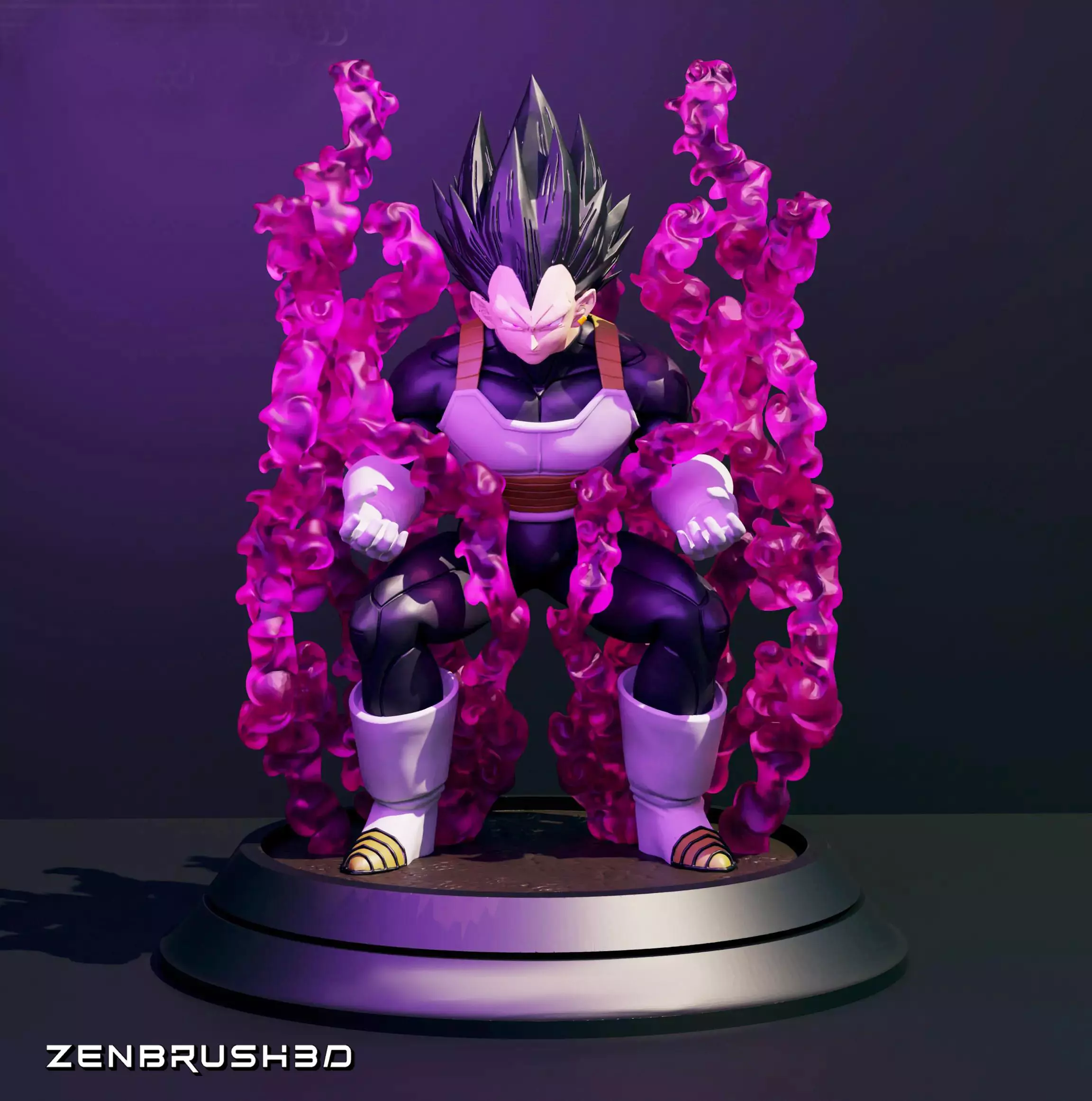 VEGETA  ultra ego - Dragon Ball  3D print model_0