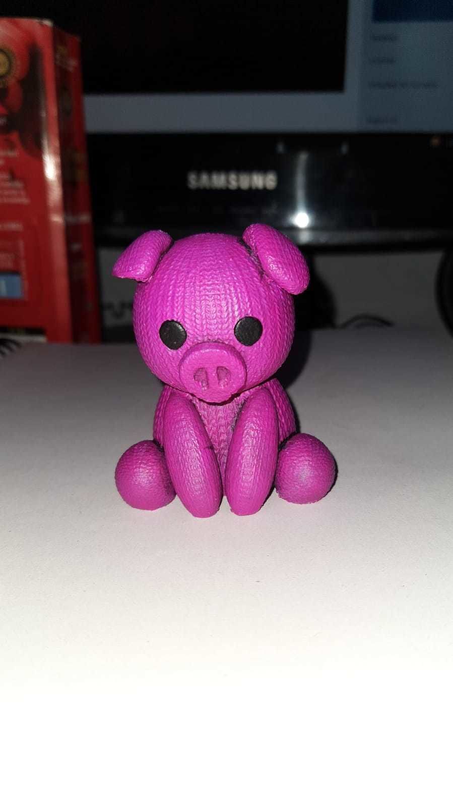 Pigi-STL toy pig 3D print model_2