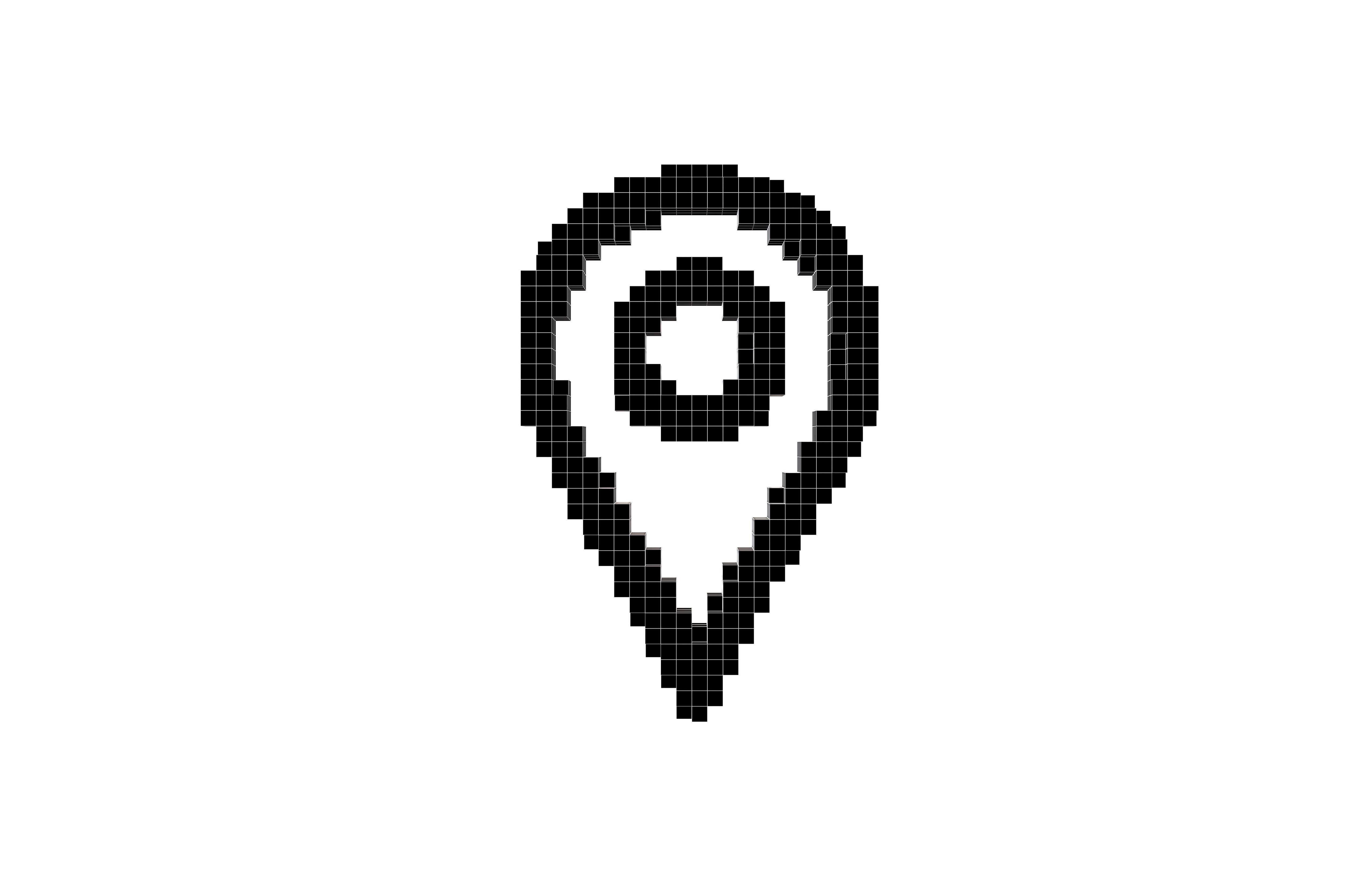 Voxel Map Tag v1 001 Low-poly 3D model_4