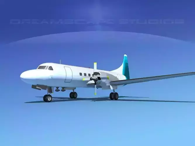 Convair CV-580 Corporate 7 3D model