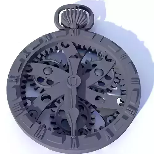 Steampunk Cosplay Pocket Watch 3D print model Steampunk Cosplay Pocket Watch 3D print model