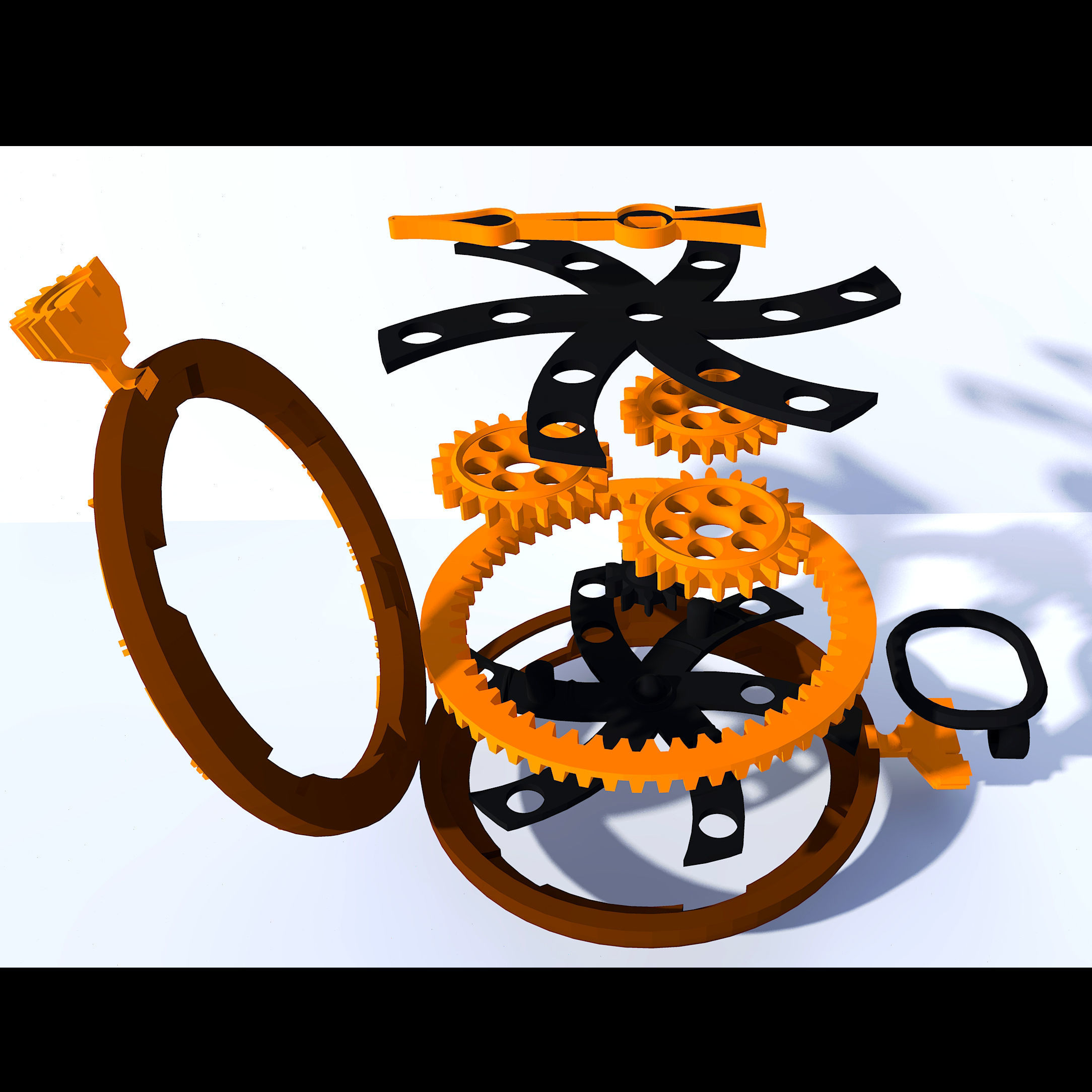 Steampunk Cosplay Pocket Watch 3D print model_4