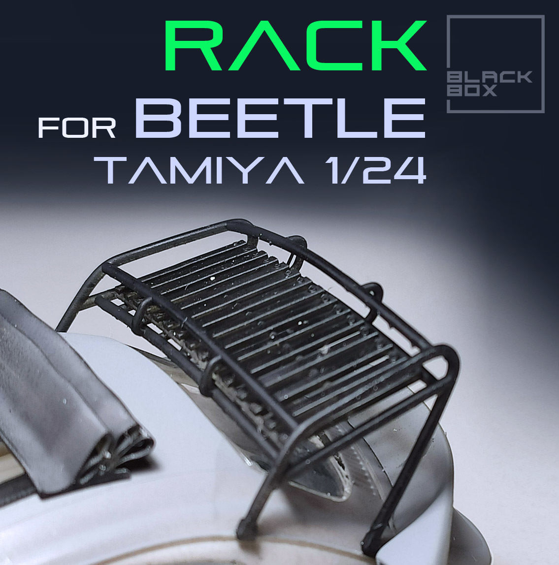Roof Rack for Beetle Tamiya 1-24 Modelkit 3D print model_3