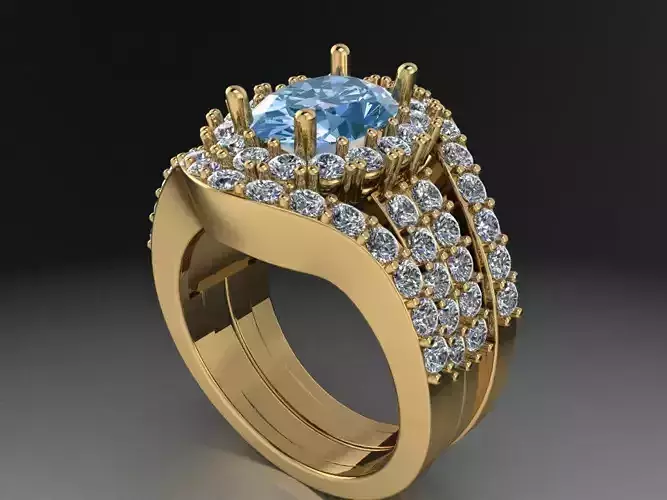 Oval Diamond Ring  533