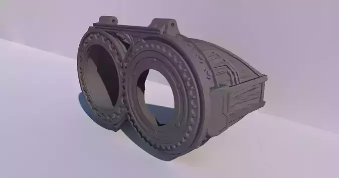Steampunk GOGGLES - 3D Printing STL - Cosplay - Halloween 3D print model
