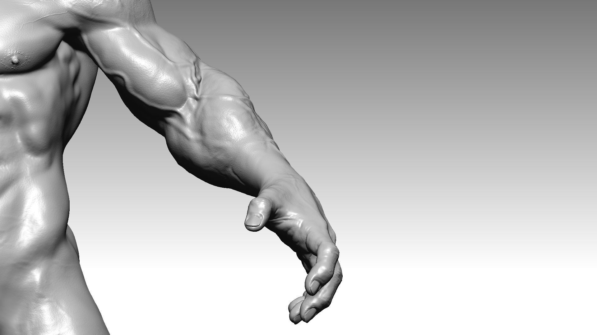 Orc HiPoly Hobbit style 3D model_13