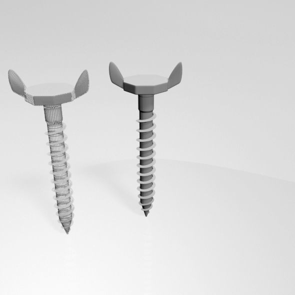 Drywall Screw 10 3D model_10