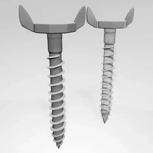 Drywall Screw 10 3D model