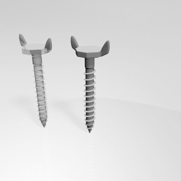 Drywall Screw 10 3D model_9