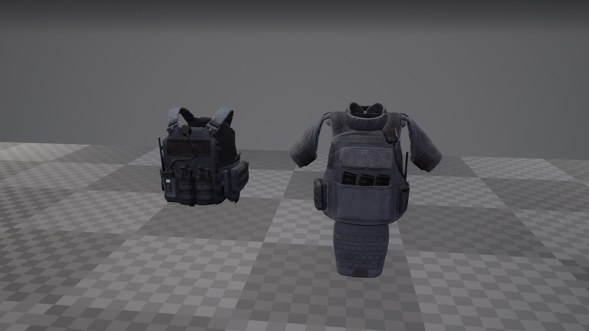 Modular Urban Soldier Low-poly 3D model_28